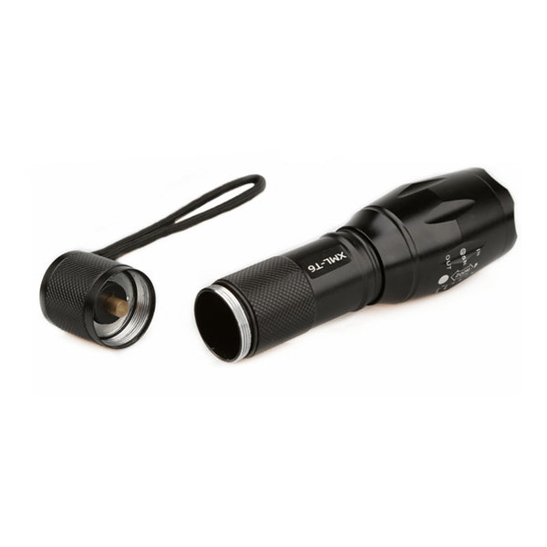 5 Modes LED Zoomable Flashlight Torch